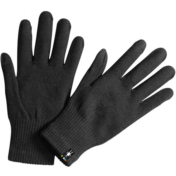 Smartwool-Liner-Glove-Black