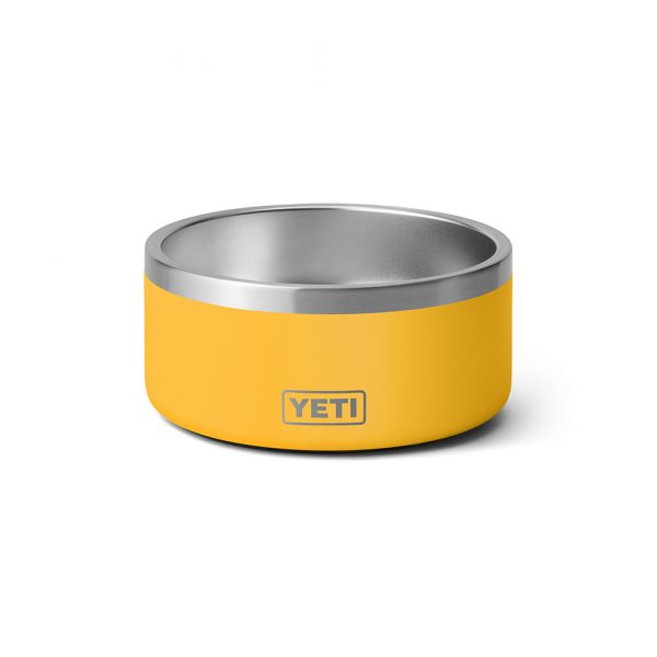 YETI_Boomer_Dog_Bowl_4_Alpine_Yellow_Yellow_Front_4184_WhiteBG_2400x2400