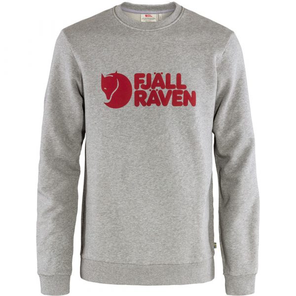 Fjallraven-Mens-Fjallraven-Logo-Sweater-Grey-Melange