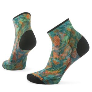 Smartwool Bike Zero Cushion Jungle Music Print Ankle Socks