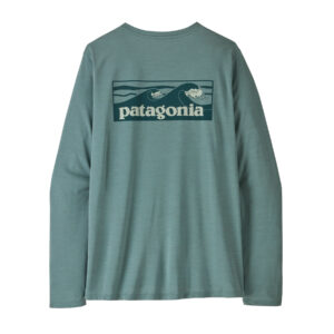 Patagonia Women's Long Sleeve Cap Cool Daily Shirt - Boardshort Logo