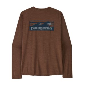 Patagonia Men's L/S Cap Cool Daily Shirt - Boardshort Logo